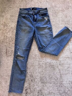 Kut from the Kloth Women’s Medium Blue Distressed Skinny Jeans